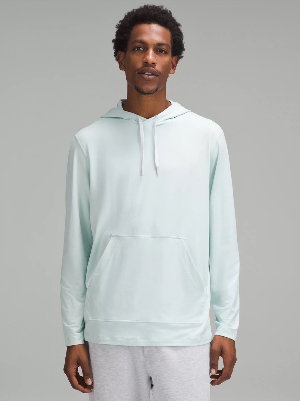 Lululemon || Soft Jersey Pullover Hoodie in Ideal Mint Green Blue Large